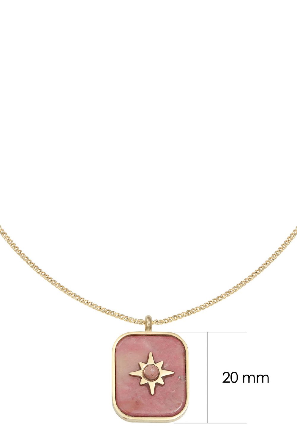 Collier Steel Star Rouge Acier inoxydable h5Image2